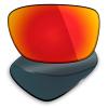 Mryok 4 Pair Polarized Replacement Lenses for Oakley Drop Point Sunglass - Stealth Black/Fire Red/Ice Blue/Bronze Brown view 4