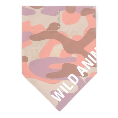 About Face Designs Wild Animal Dog X-Large Pet Bandana, Pink Camo