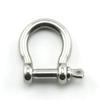 Lind Kitchen 4pcs 1/4 Inch Stainless Steel Bow Shackle Screw Pin Anchor Shackle Hardware Rigging Outdoor Tools for Survival Rope Paracord Camping Bracelet Bow Buckle M6 view 3