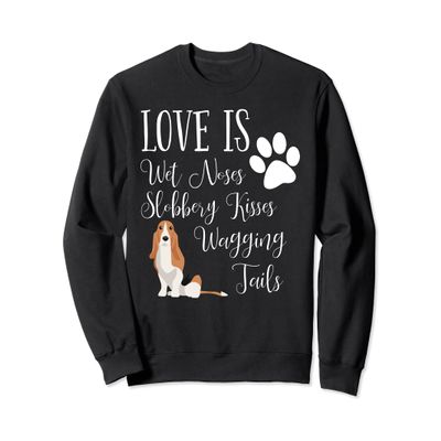 Basset Hound Dog Lover Sweatshirt I Love My Dog