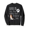 Basset Hound Dog Lover Sweatshirt I Love My Dog view 1
