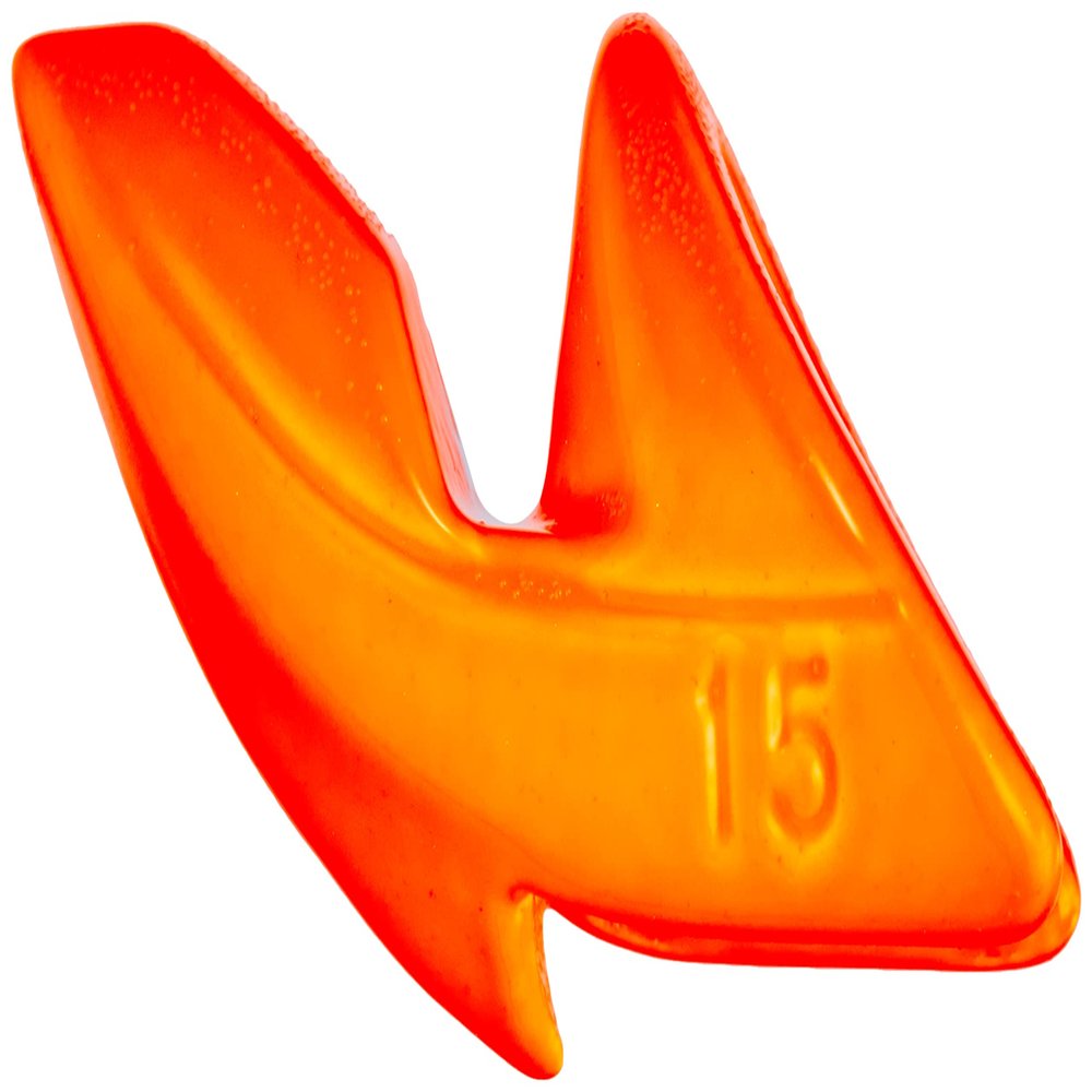 Duel A1737-OG-Orange Tip Run Lure Egging Flapper Sinker 0.5 oz (15 g)