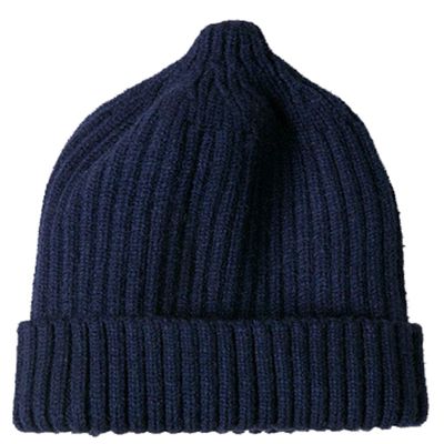 Ding Dong Baby Boy Girl Winter Knitted Solid Hat(Navy)