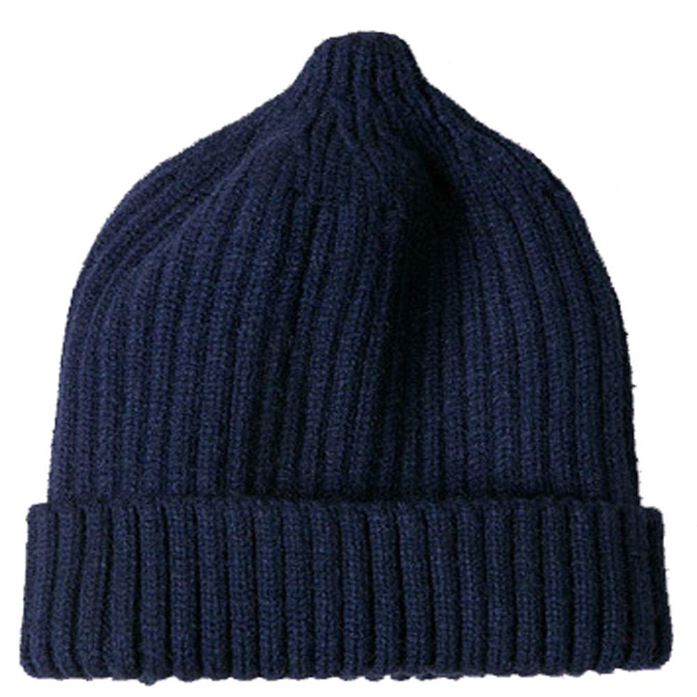 Ding Dong Baby Boy Girl Winter Knitted Solid Hat(Navy)