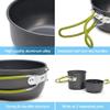 Homebeast Camping Cook Gas Stove Set Outdoor Camping Hiking Picnic Aluminum Alloy Cookware with Mini Camping Pot Set Portable view 4