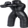 LEATHERAY MMA Martial Arts Brazilian Grappling Dummy Jiu Jitsu Punching Bag Black-Unfilled view 1