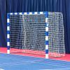 FORZA Alu80 Competition Handball Goals | IHF Regulation Size 3m x 2m Handball Goal [Net World Sports] (Single, Blue) view 1