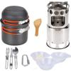 Homebeast 13pcs/Set Camping Cook Stove Set Camping Picnic Bowl Pot Cookware with Mini Camping Pot Set Backpacking Gear & Hiking Outdoors Cooking Equipment Cookset view 1