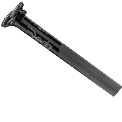 Deda Elementi Unisex's Zero100 in-Line Seatpost, Black on Black, 31.6mm