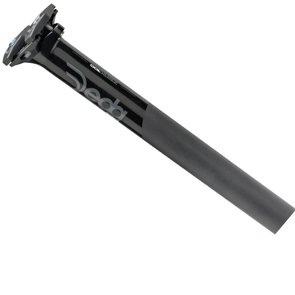 Deda Elementi Unisex's Zero100 in-Line Seatpost, Black on Black, 31.6mm