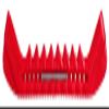 Guardog Skate Guards - ZigZagz (Red) view 1