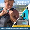 Seaview Palawan Inflatable Snorkel Vest - Premium Snorkel Jacket for Adults. Balanced Flotation, Secure Lock and Comfort Fit. for Snorkeling, Paddle-Boarding and Other Low Impact Water Sports view 4