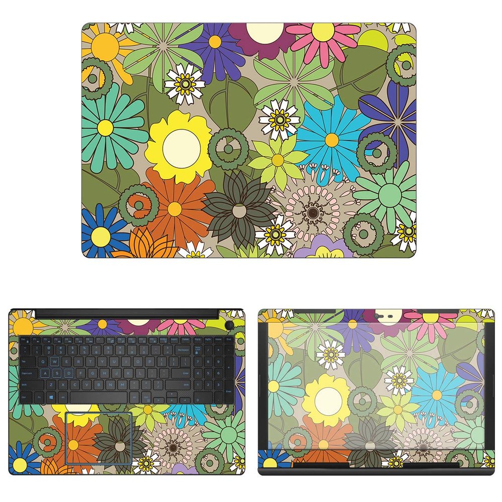 Decalrus - Protective Decal Floral Skin Sticker for Dell G3 3579 (15.6" Screen) case Cover wrap DEg3_3579-108