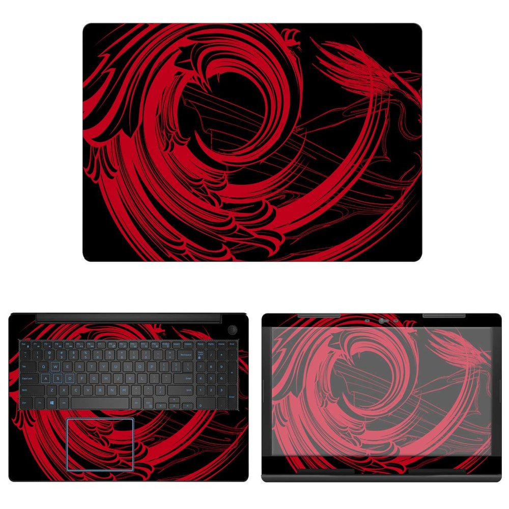 Decalrus - Protective Decal Abstract Rose Skin Sticker for Dell G3 3579 (15.6" Screen) case Cover wrap DEg3_3579-91
