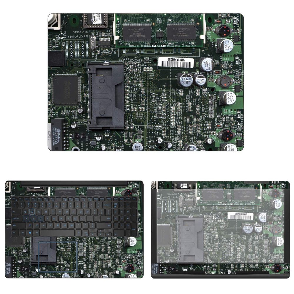 Decalrus - Protective Decal Circuit Board Skin Sticker for Dell G3 3579 (15.6" Screen) case Cover wrap DEg3_3579-8