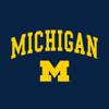 UGP Campus Apparel TS03 - Michigan Wolverines Arch Logo Toddler T Shirt - 2T - Navy view 3