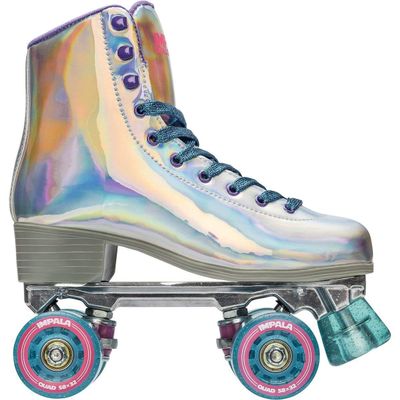 Impala Rollerskates Girl's Impala Quad Skate (Big Kid/Adult) Holographic 10 (US Men's 8, Women's 10) M