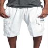 G-Style USA Men's Solid Fleece Heavyweight Cargo Shorts FS76 - White - Medium view 1