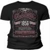 70th Birthday Gift Shirt for Men - Classic 1956 Aged to Perfection - Black-003-4X view 1