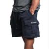 G-Style USA Men's Solid Fleece Heavyweight Cargo Shorts FS76 - Navy - 4X-Large view 4