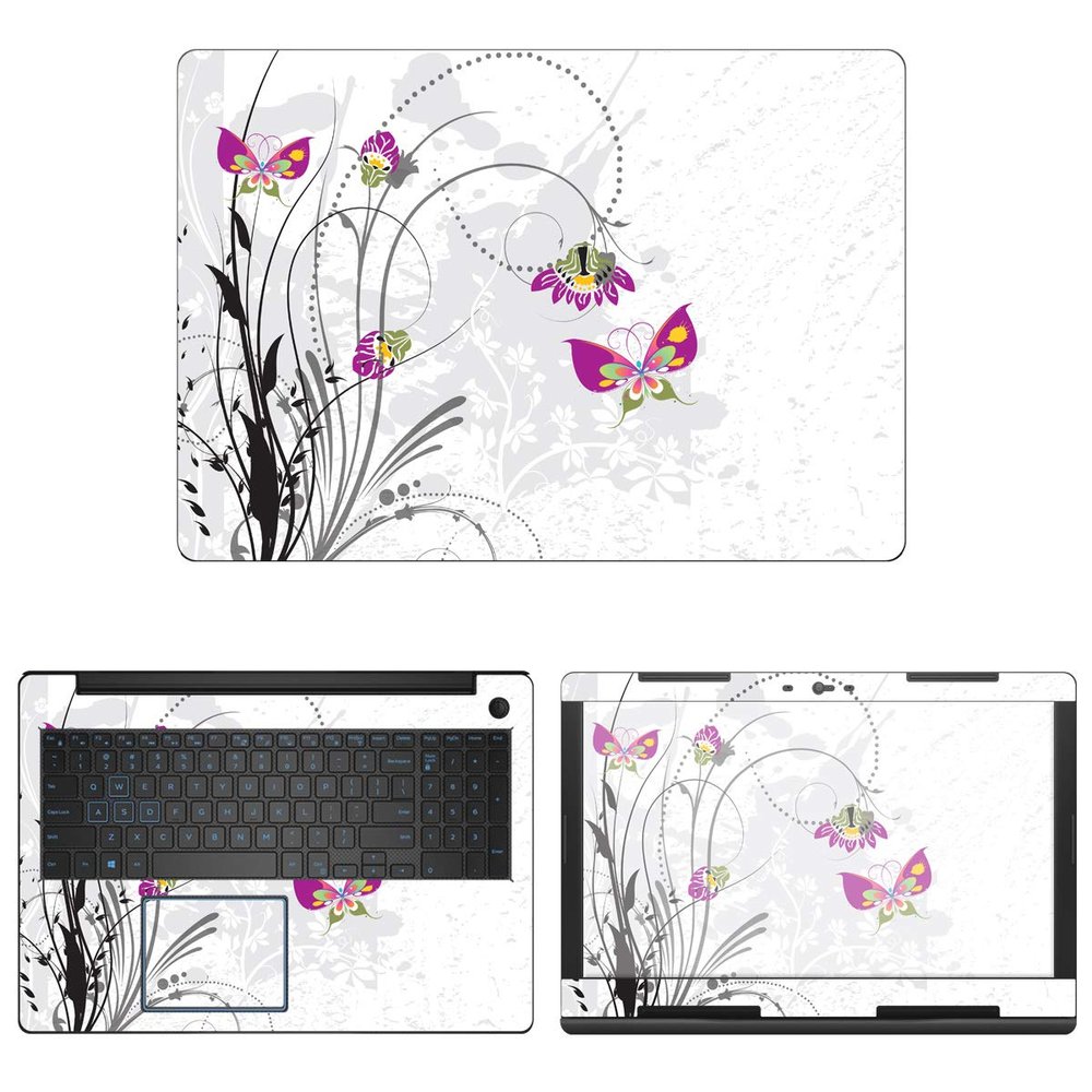 Decalrus - Protective Decal Butterfly Skin Sticker for Dell G3 3579 (15.6" Screen) case Cover wrap DEg3_3579-33