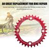 Alomejor Chain Ring 32/34/36/38T BCD 104 Mountain Steel Single Crank Chain Ring Repair Parts for Outdoor Cycling(32T Red) view 4