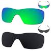 Galvanic Replacement Lenses for Oakley Dart Sunglasses - Jade + Black Polarized - Combo Pack view 2