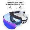 AKASO OTG Ski Goggles, Snowboard Goggles, Mag-Pro Magnetic Interchangeable Lenses, Snow Goggles for Men & Women view 3