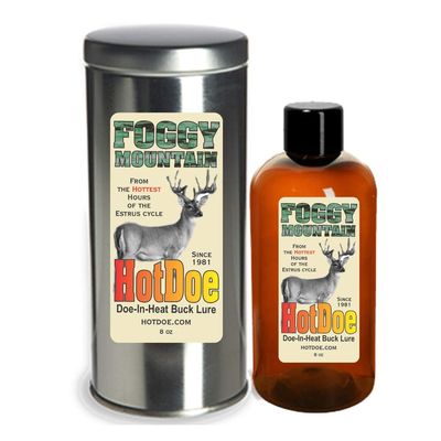 Foggy Mountain Hot Doe - Doe in Heat Buck Attractant - 8 oz Bottle
