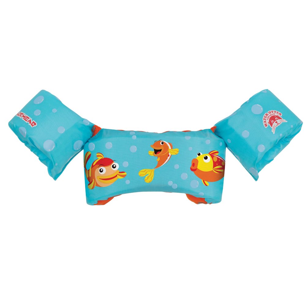 Airhead Water Otter Classic Life Jacket, Flotation Devices for Kids, Fish Friends