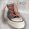 VASGO Sport Round Shoe Laces Reflective for Sneaker 10 Different Lengths Thick 12 Colors (39 inches / 100 cm, Orange) view 2
