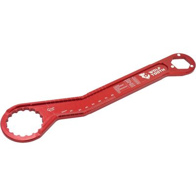 Wolf Tooth Ultralight Pack Bottom Bracket Wrench and Chain Whip (Pack Wrench, Ultralight)