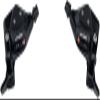 microSHIFT TS71 Thumb Tap Shifter Set 9-Speed Triple Optical Gear Indicator view 1