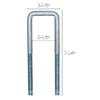 Extreme Max 3005.3784 6" U-Bolt 4-Pack for Pontoon Trailer Guide-On System (3005.3783) view 2