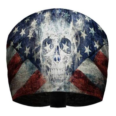That's A Wrap Unisex Patriotic Ghost Skull Knotty Band, Ultra-Soft Fabric KB2614
