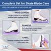 CRS Cross Ice Skate Guards, Soakers and Towel Gift Set. Essential Ice Skating Hard Guard and Soft Skate Blade Cover Accessories for Figure Skating or Hockey (Pivot Purple, Small) view 2
