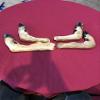 Deer Feet Cured Knife Handle Gun Rack Witch Craft Animal Mount Antler Art (4 Pack) view 2