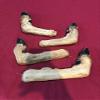 Deer Feet Cured Knife Handle Gun Rack Witch Craft Animal Mount Antler Art (4 Pack) view 3