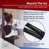 CRS Cross Ice Skate Guards, Soakers and Towel Gift Set. Essential Ice Skating Hard Guard and Soft Skate Blade Cover Accessories for Figure Skating or Hockey (Biellmann Black, Medium) view 4