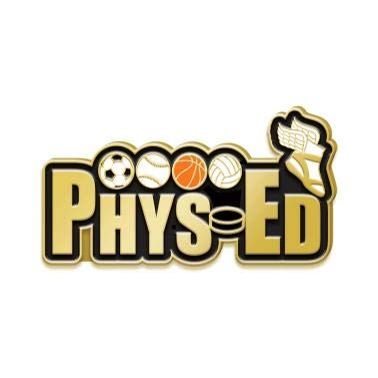 Crown Awards Physical Education Lapel Pins - PHYS Ed Award Pins with Color Enamel 30 Pack Prime