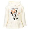 Disney Minnie Mouse Toddler Girls Pullover Fleece Hoodie and Leggings Outfit Set Oatmeal Heather 3T view 2