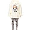 Disney Minnie Mouse Toddler Girls Pullover Fleece Hoodie and Leggings Outfit Set Oatmeal Heather 3T view 4