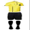 New! 2018 Pro Soccer Referee Package (3 Piece with 2 Stripe Socks) (Yellow, YL (Chest 32-34")) view 1