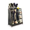Suncast Garage Golf Bag Shelf Organizer with Leveling Feet and 5 Inch Bin for Club, Ball, and Accessory Storage, 2 Pack view 1