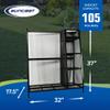 Suncast Garage Golf Bag Shelf Organizer with Leveling Feet and 5 Inch Bin for Club, Ball, and Accessory Storage, 2 Pack view 3