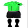 New! 2018 Pro Soccer Referee Package (3 Piece with 2 Stripe Socks) (Green, YL (Chest 32-34")) view 1