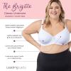LEADING LADY The Brigitte Classic T-Shirt Underwire Bra - Includes Plus Size Bright White view 3