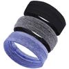 3pcs Sweatbands for Women Men, Absorbent Sweat Bands Headbands with Nonslip Grip, Stretchy Athletic Head Bands for Workout Sport Fitness Exercise Tennis Basketball Running Gym Yoga Cycling Outdoor A view 1