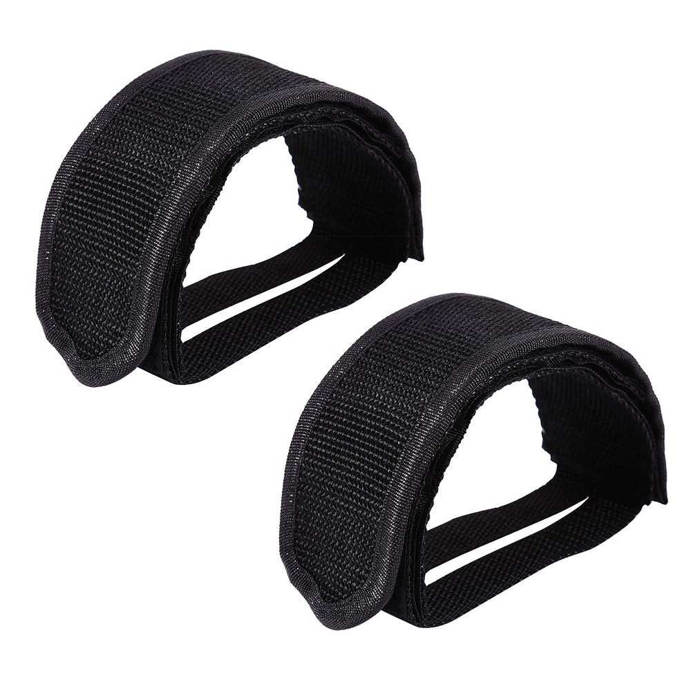 1 Pair Bicycle Fixed Strap Anti-Slip Double Adhesive Pedal Toe Clip Strap Belt Cycling Pedal Accessory