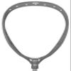 STX Lacrosse Eclipse 2 Unstrung Goalie Head, Grey view 1